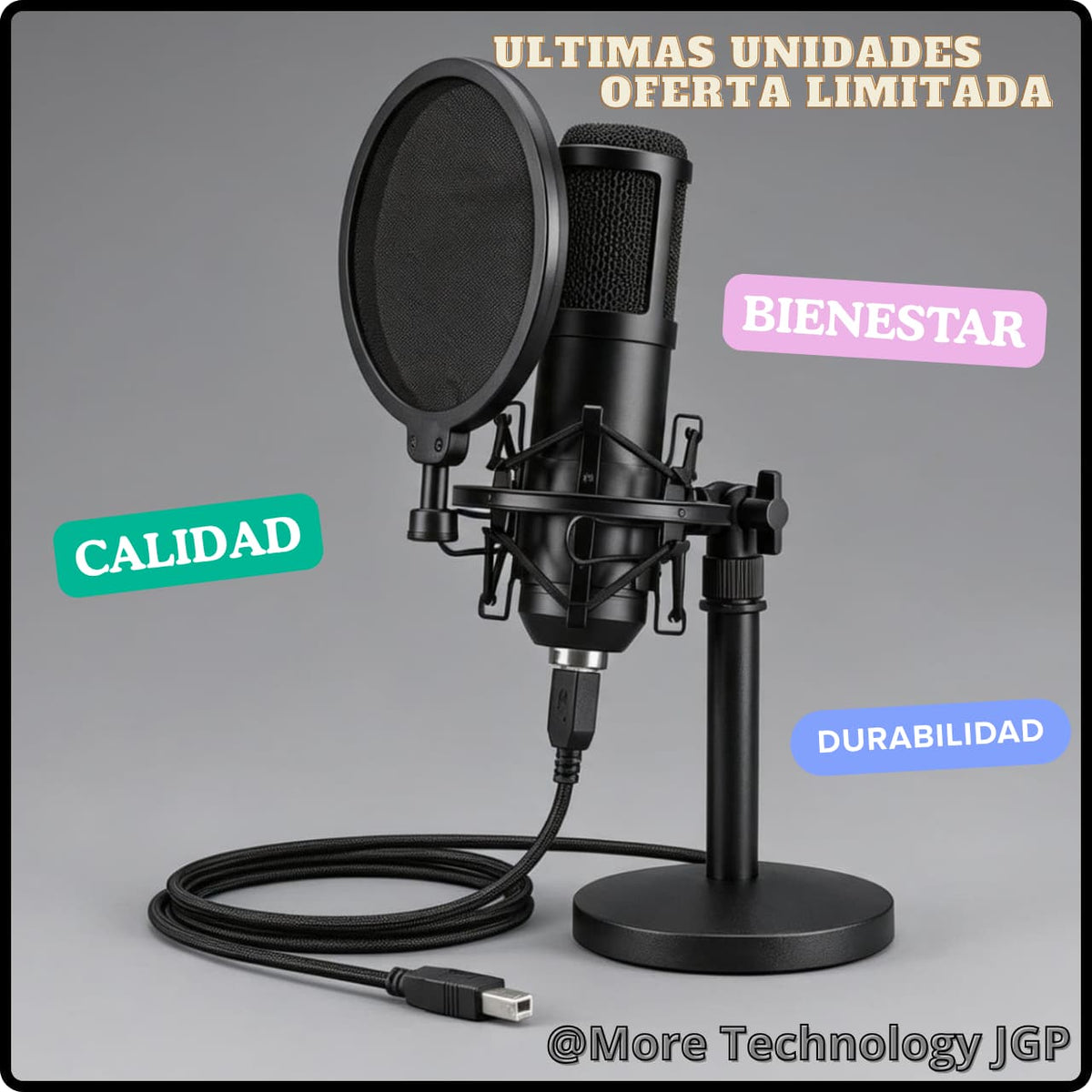 Micrófono de Condensador USB